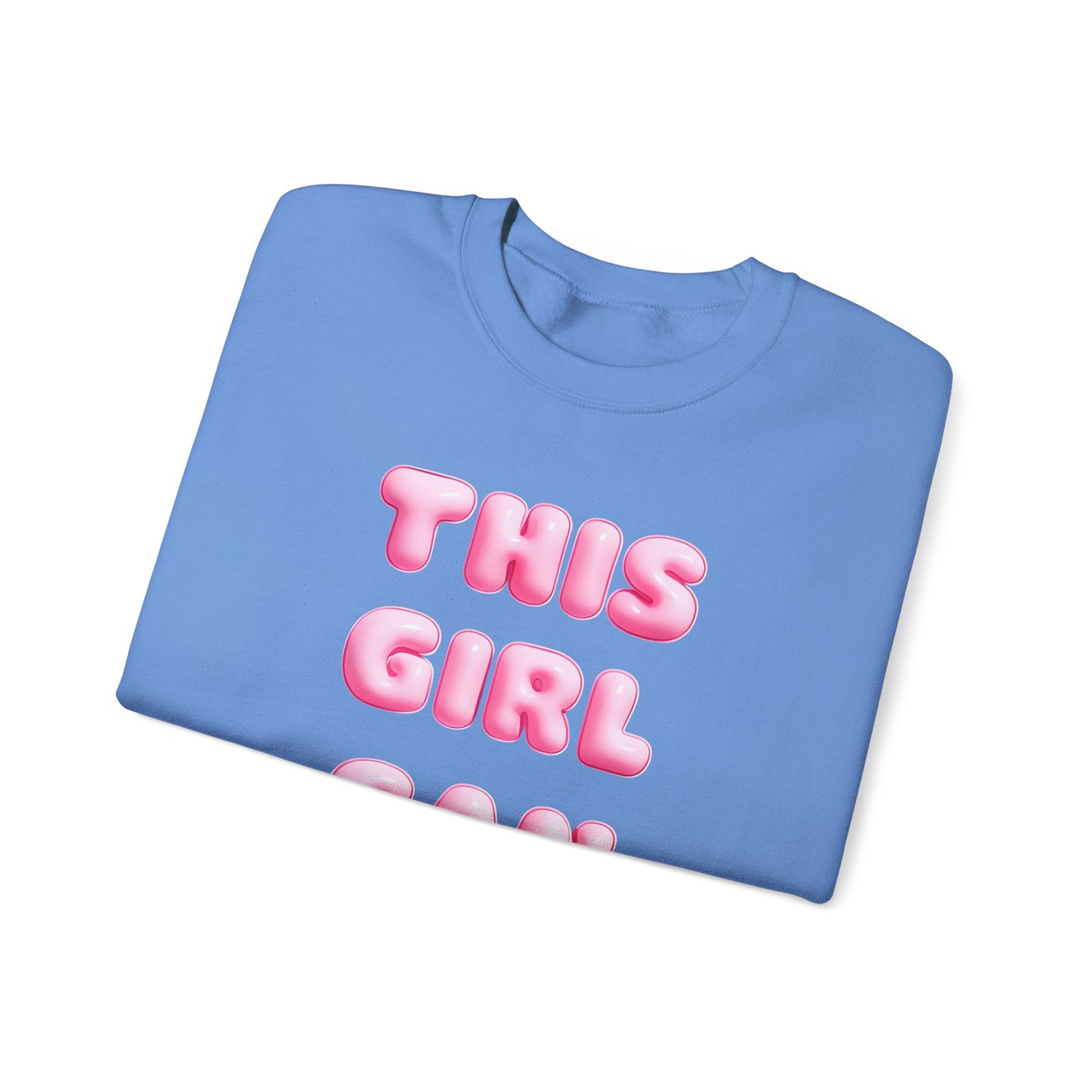 Girl Power Crewneck Sweatshirt - This Girl Can Statement