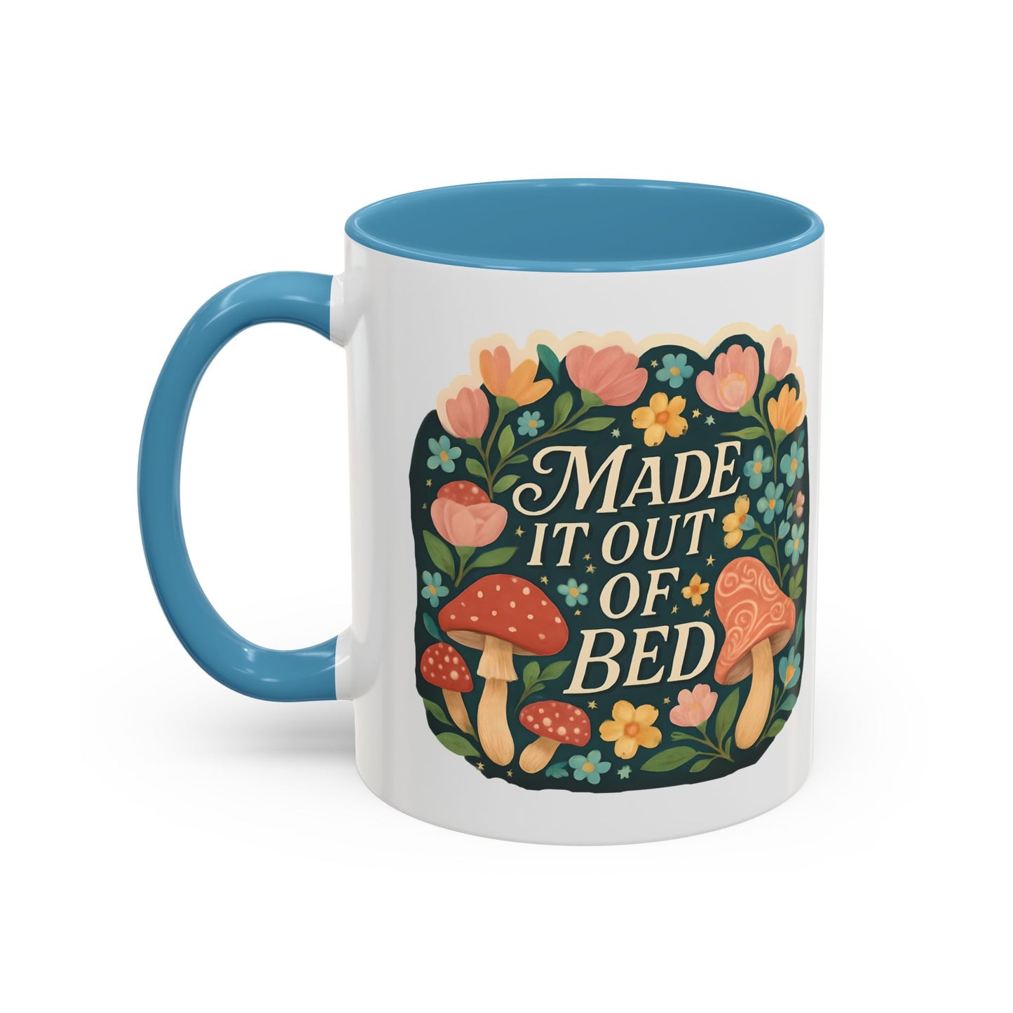 Made It Out of Bed Accent Coffee Mug
