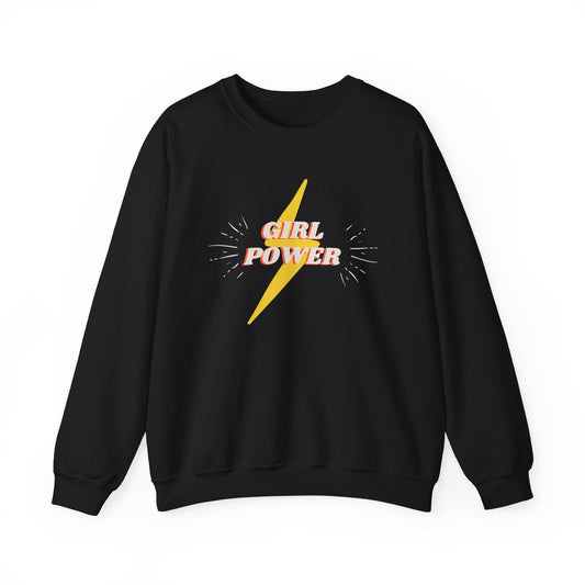 Mom's Girl Power Crewneck Sweatshirt - Cozy and Empowering Apparel