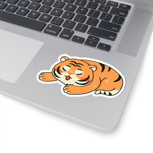 Napping Tiger Sticker