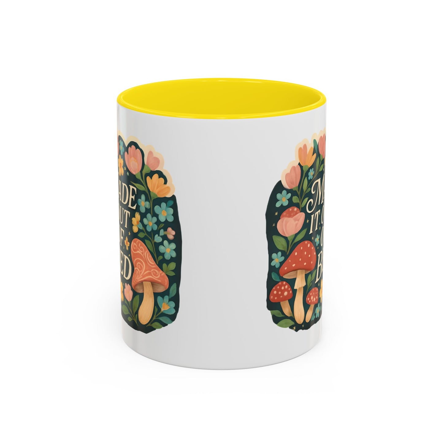 Made It Out of Bed Accent Coffee Mug