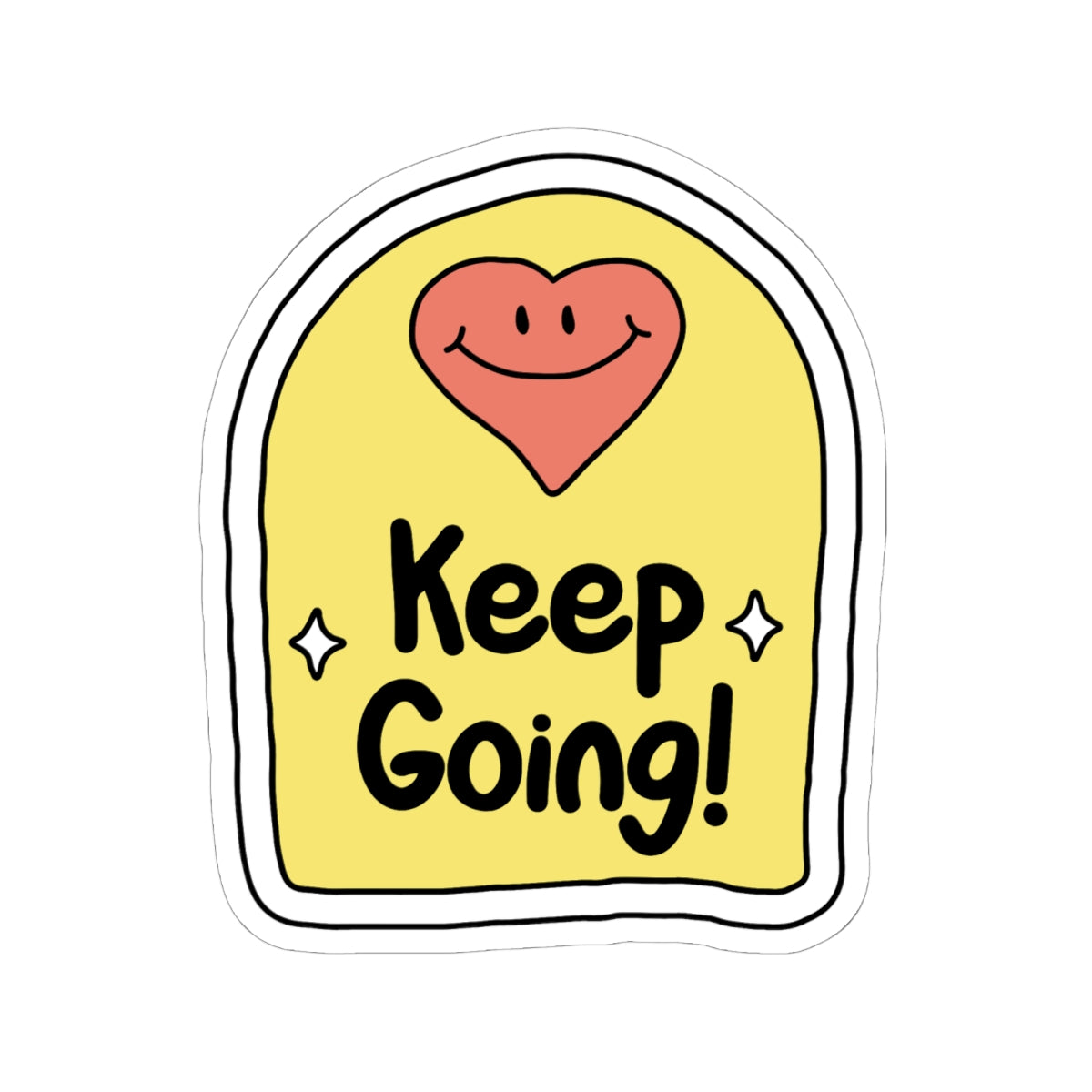 Keep Going! Sticker