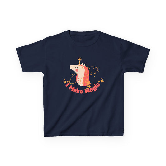 I Make Magic Kids Unicorn T-Shirt - Fun Cotton Tee for Creative Kids