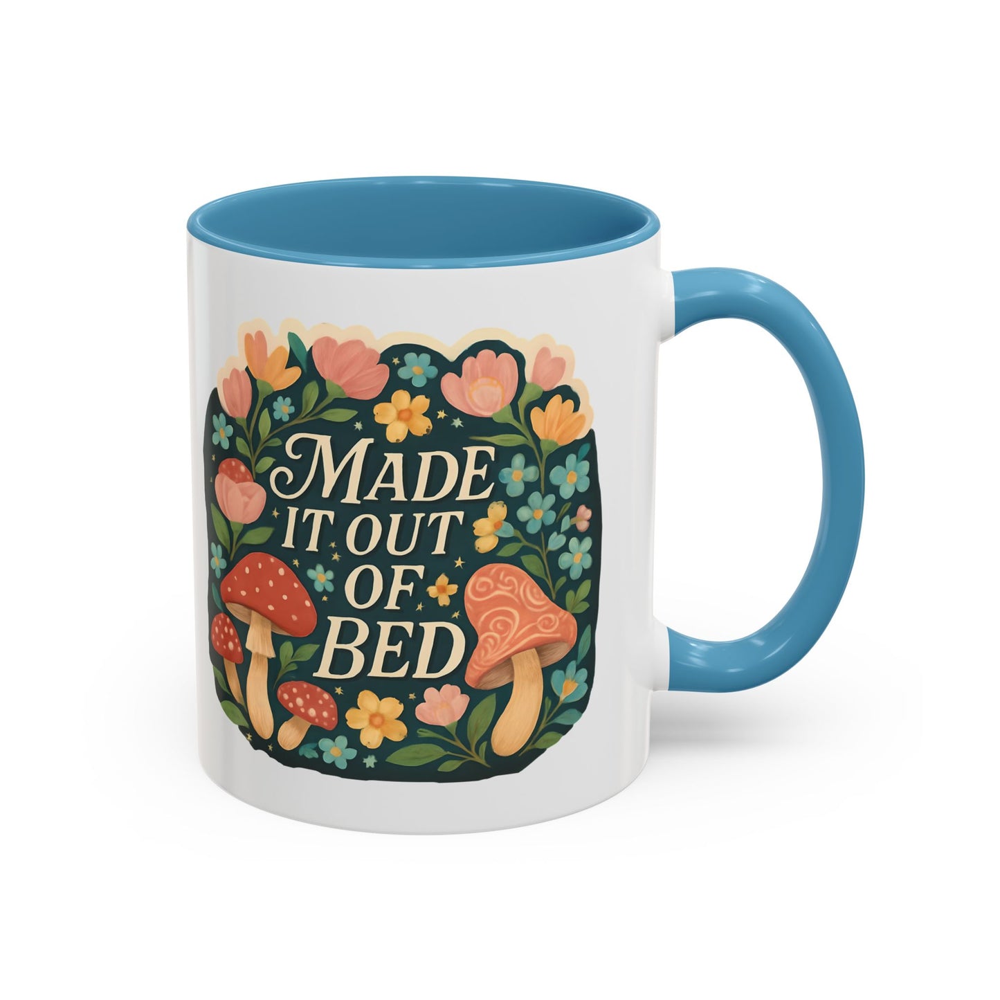 Made It Out of Bed Accent Coffee Mug