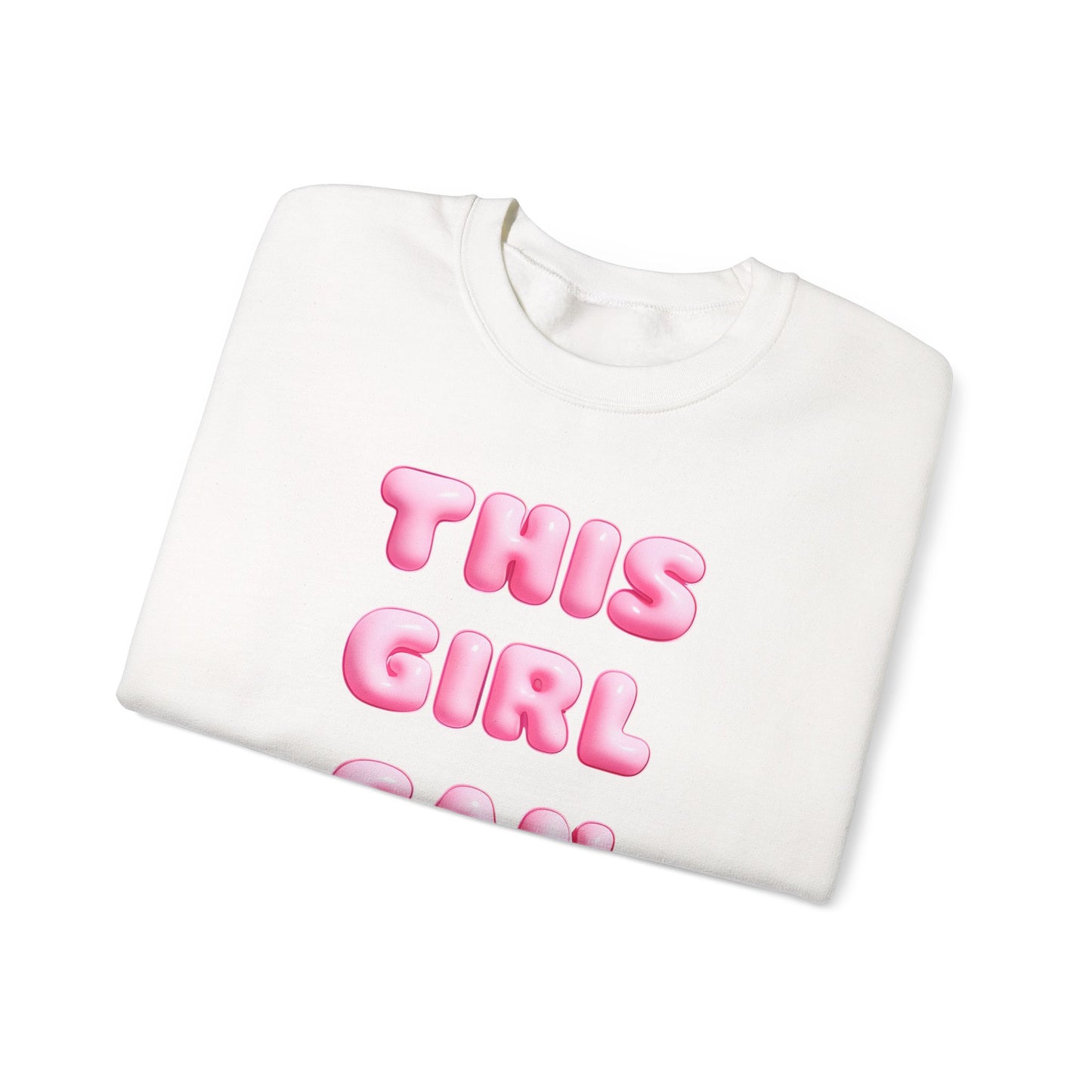 Girl Power Crewneck Sweatshirt - This Girl Can Statement