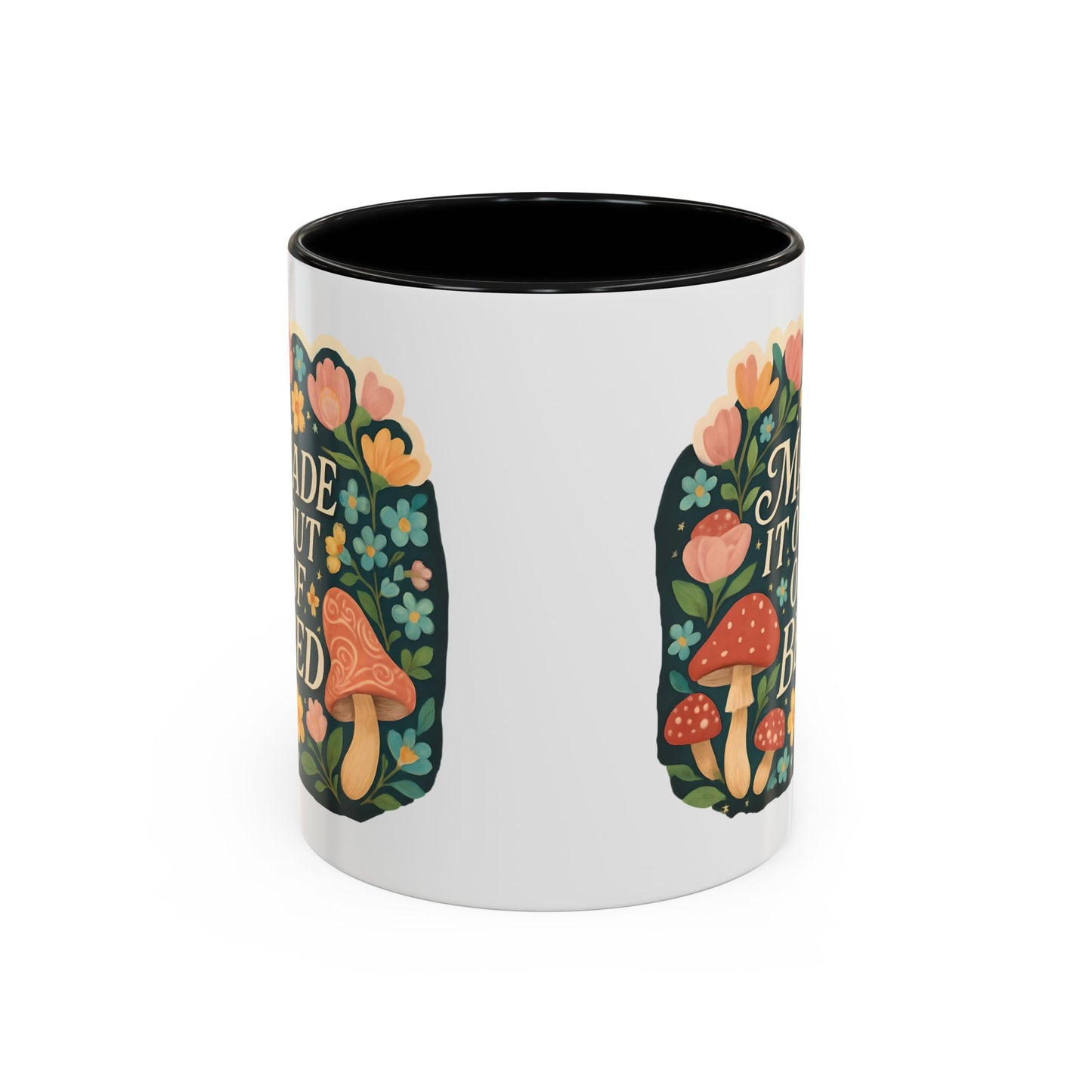 Made It Out of Bed Accent Coffee Mug