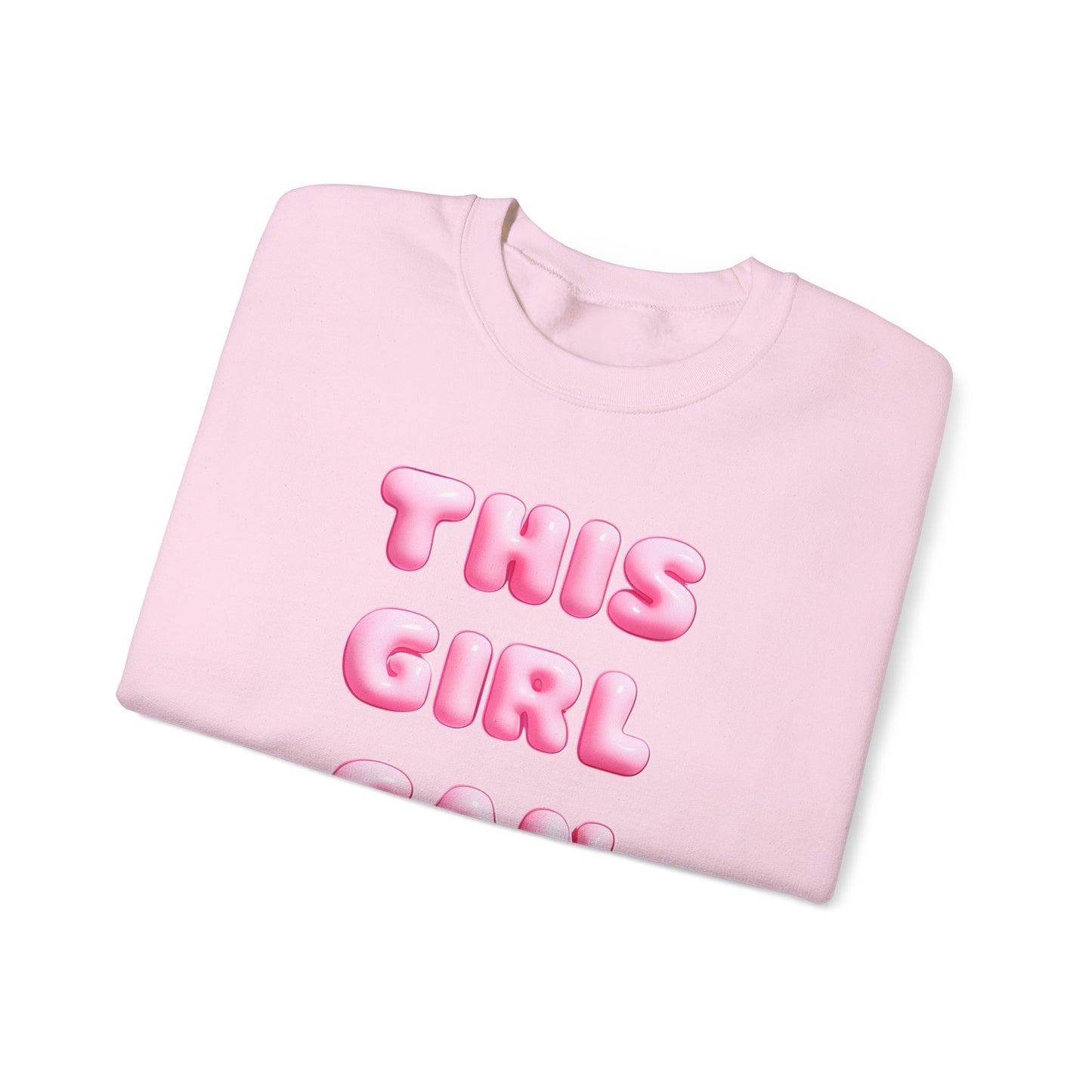 Girl Power Crewneck Sweatshirt - This Girl Can Statement