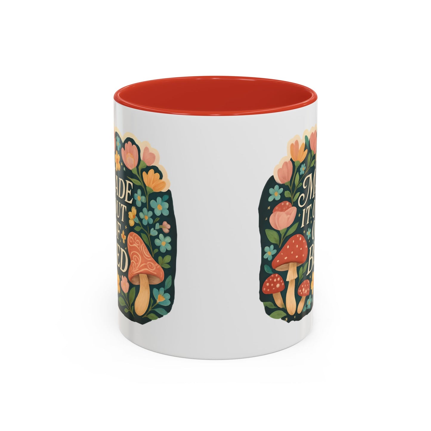 Made It Out of Bed Accent Coffee Mug