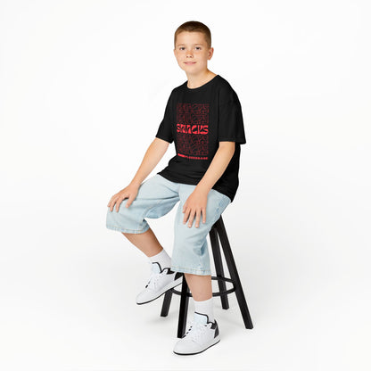 Red Boys Snacks Tee - Fun & Comfy Cotton T-Shirt for Snack Lovers