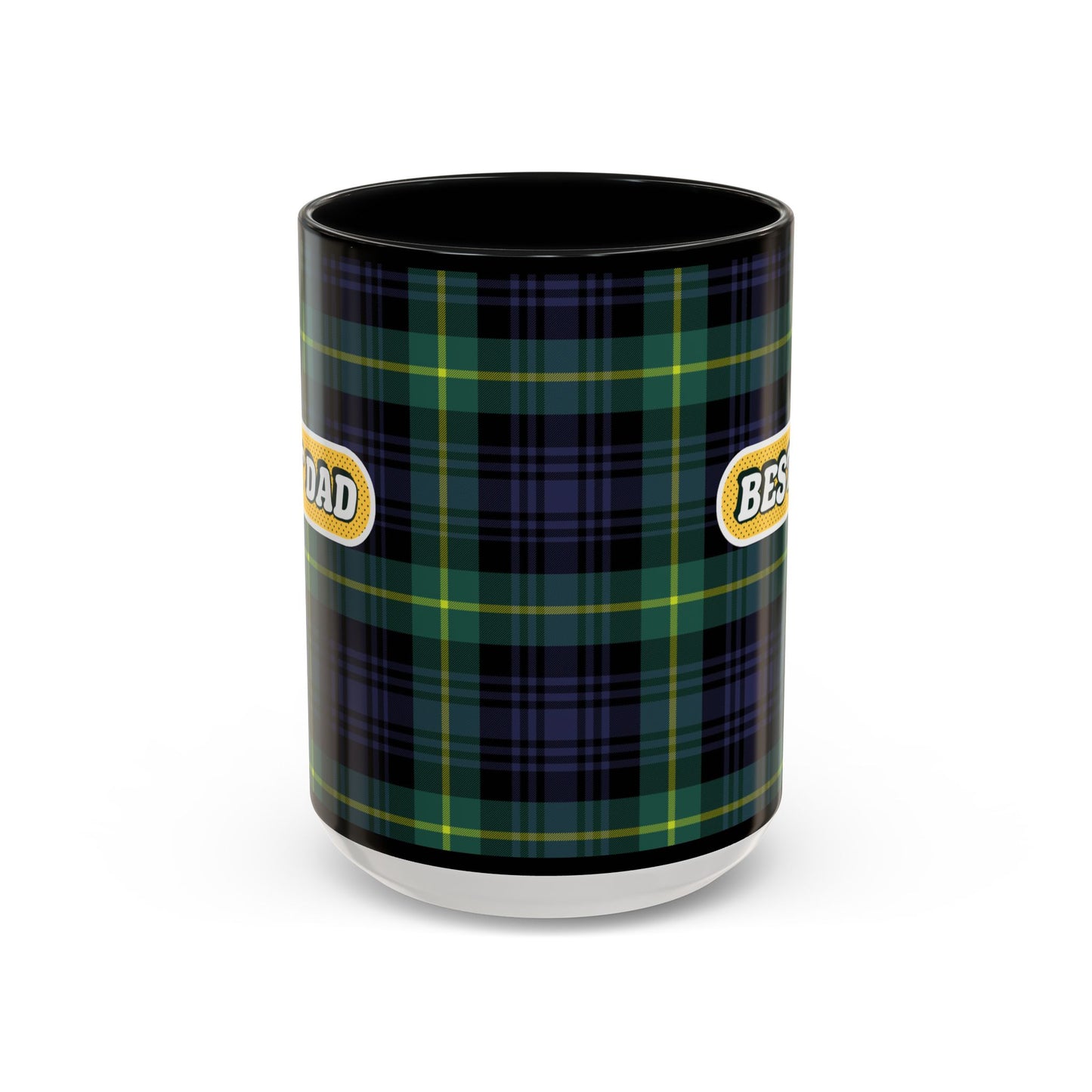 Best Dad Plaid Coffee Mug - 11oz & 15oz