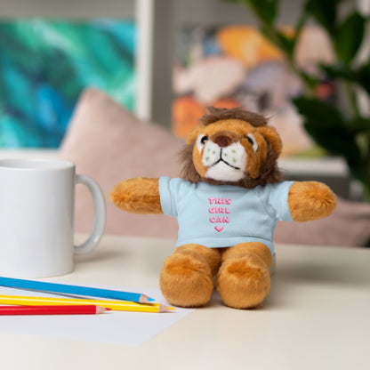 "This Girl Can" Empowering Stuffed Animal Lovie Plush Toy