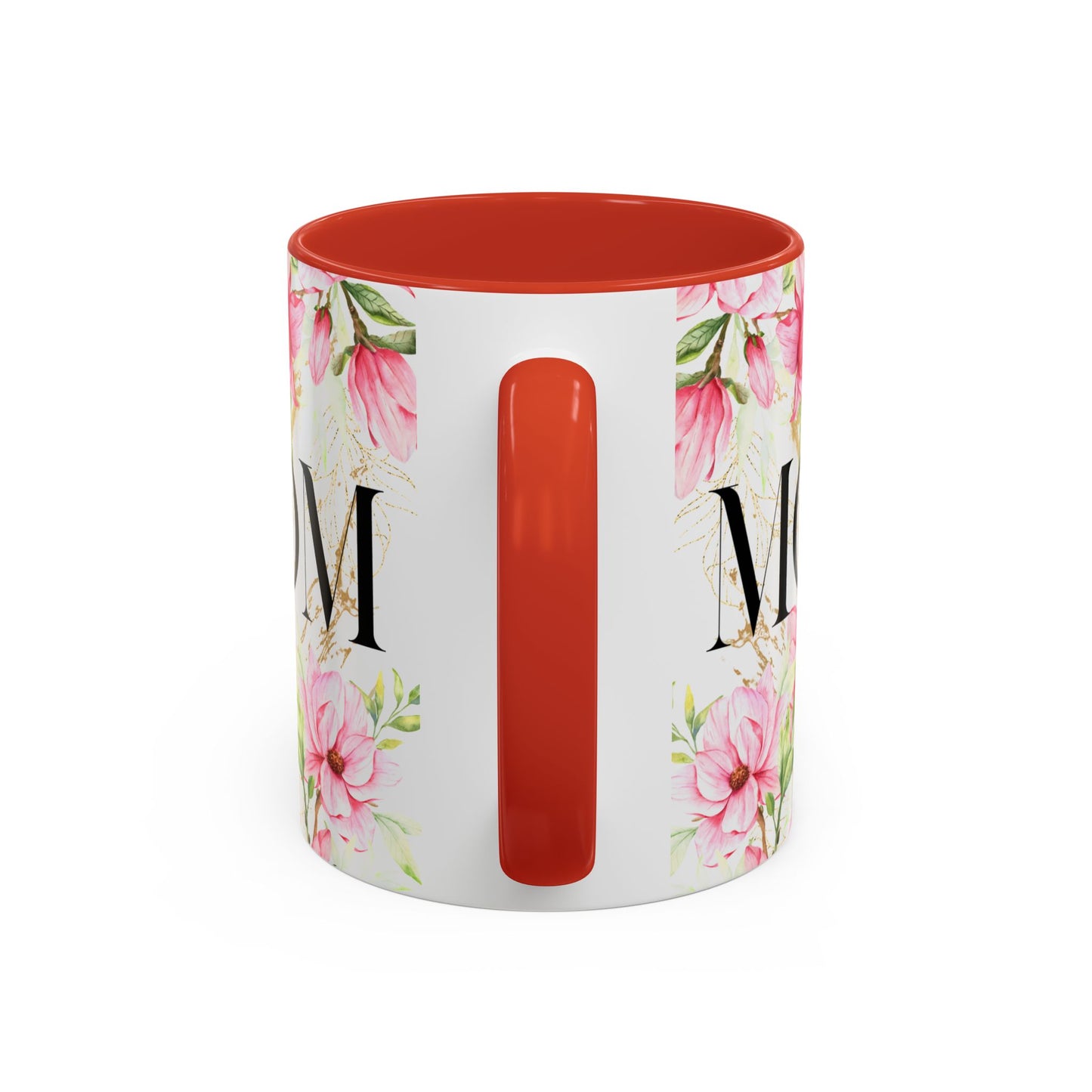 Floral Mom Accent Coffee Mug - Perfect Gift for Mother's Day