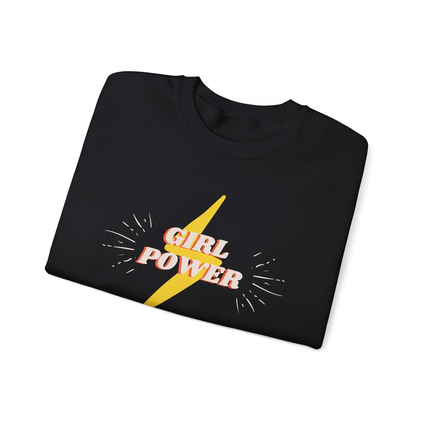 Mom's Girl Power Crewneck Sweatshirt - Cozy and Empowering Apparel