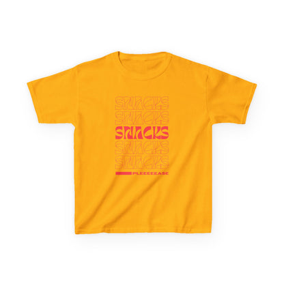 Red Boys Snacks Tee - Fun & Comfy Cotton T-Shirt for Snack Lovers