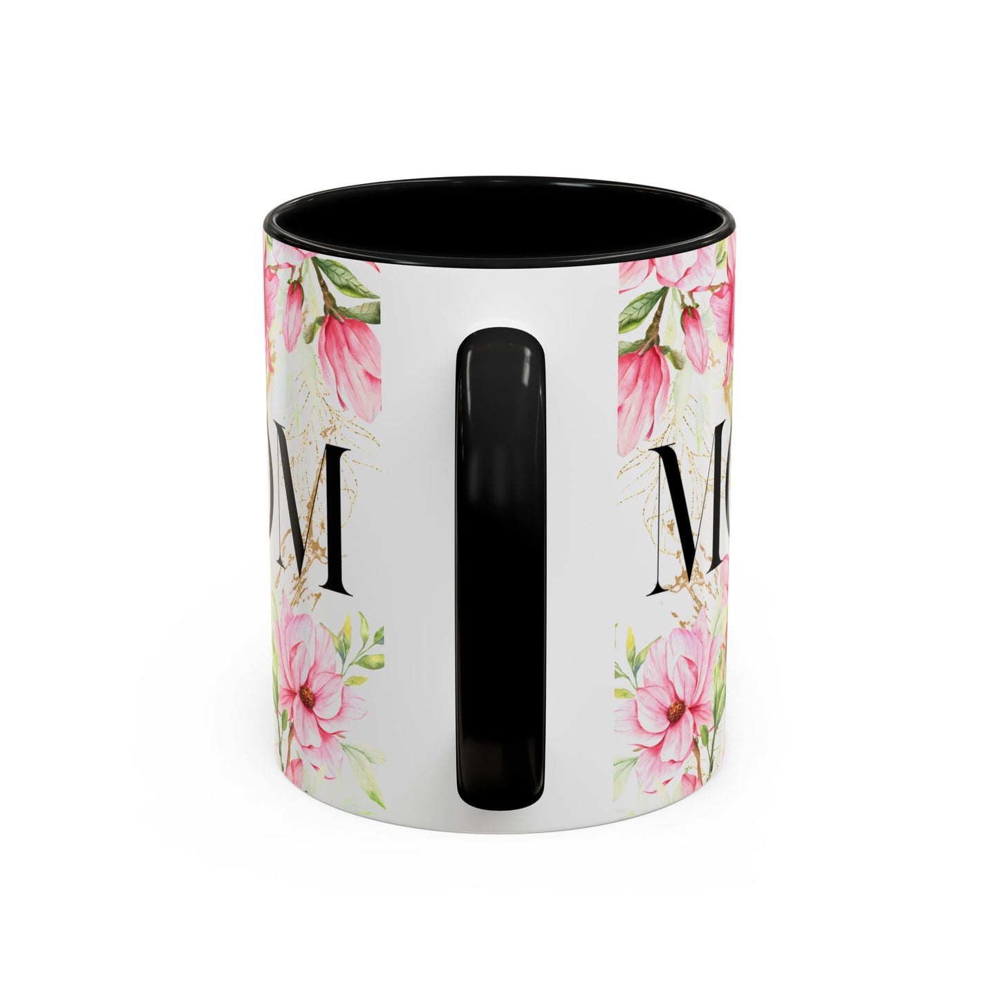 Floral Mom Accent Coffee Mug - Perfect Gift for Mother's Day