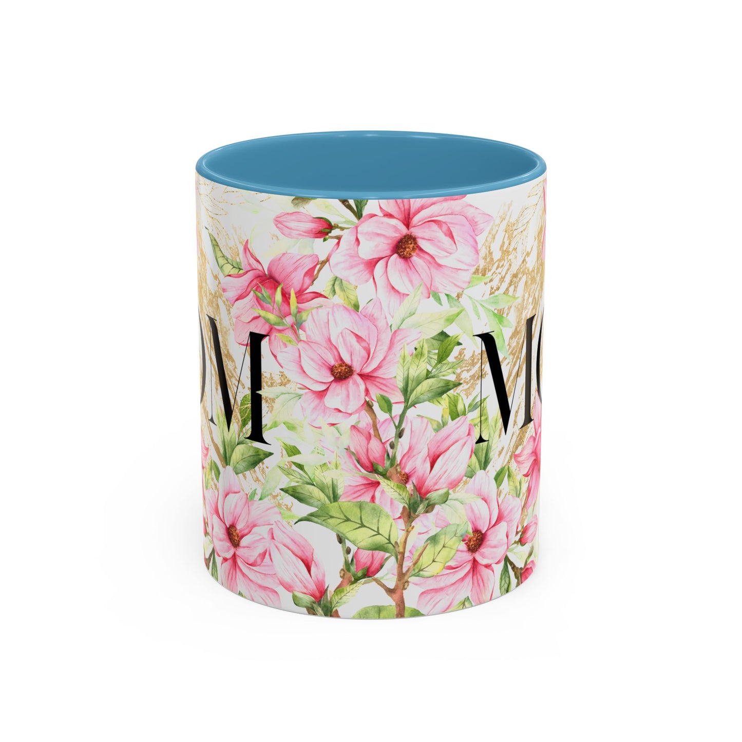 Floral Mom Accent Coffee Mug - Perfect Gift for Mother's Day