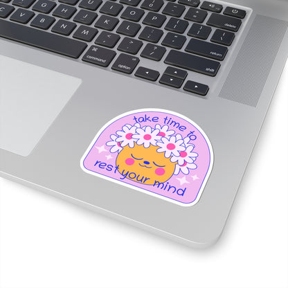 Take Time to Rest Your Mind Sticker