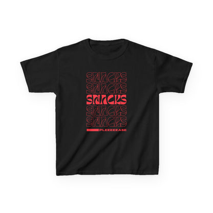 Red Boys Snacks Tee - Fun & Comfy Cotton T-Shirt for Snack Lovers