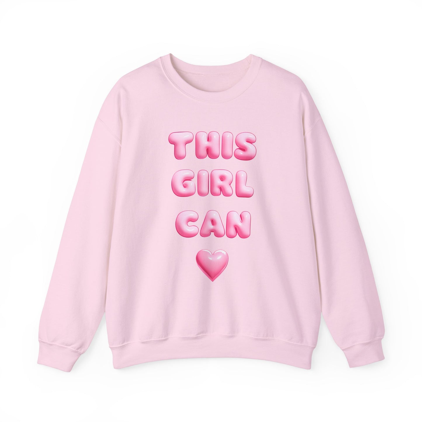 Girl Power Crewneck Sweatshirt - This Girl Can Statement