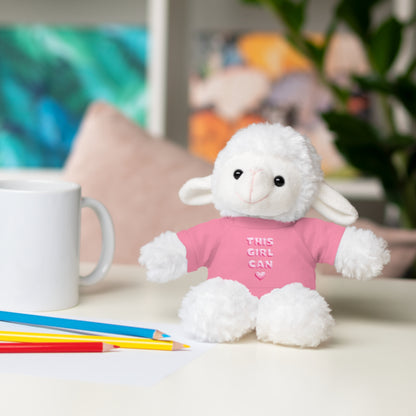 "This Girl Can" Empowering Stuffed Animal Lovie Plush Toy
