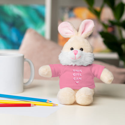 "This Girl Can" Empowering Stuffed Animal Lovie Plush Toy