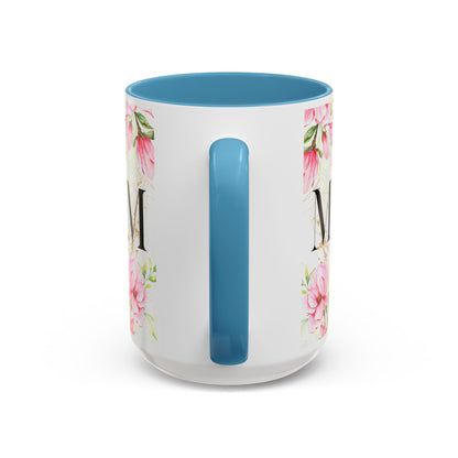 Floral Mom Accent Coffee Mug - Perfect Gift for Mother's Day