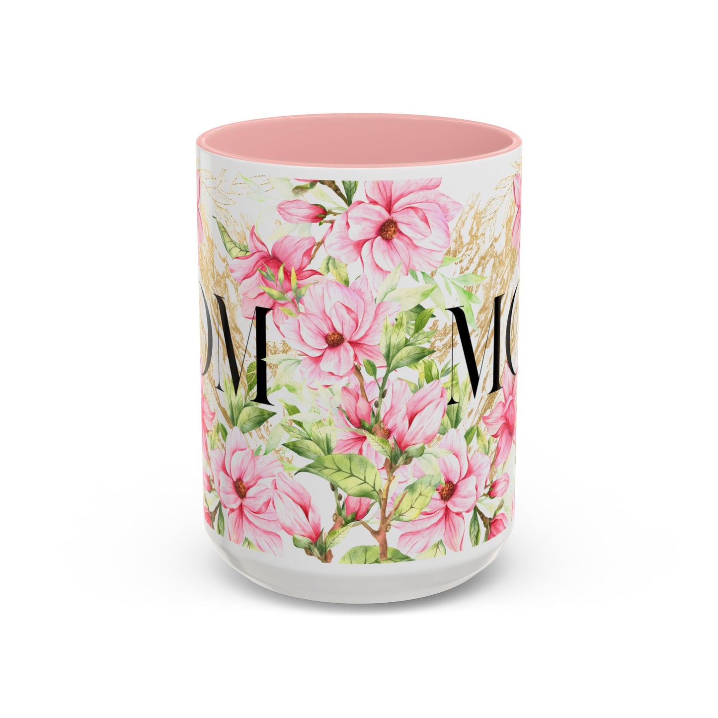 Floral Mom Accent Coffee Mug - Perfect Gift for Mother's Day