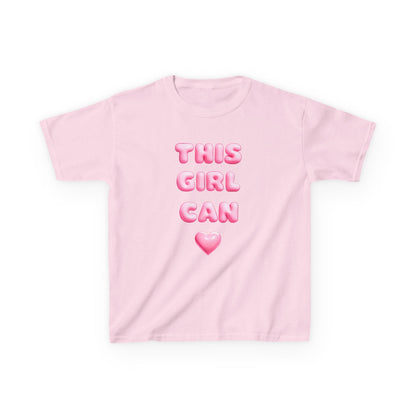 'This Girl Can' Empowering Girls Tee - Cute & Confident Design