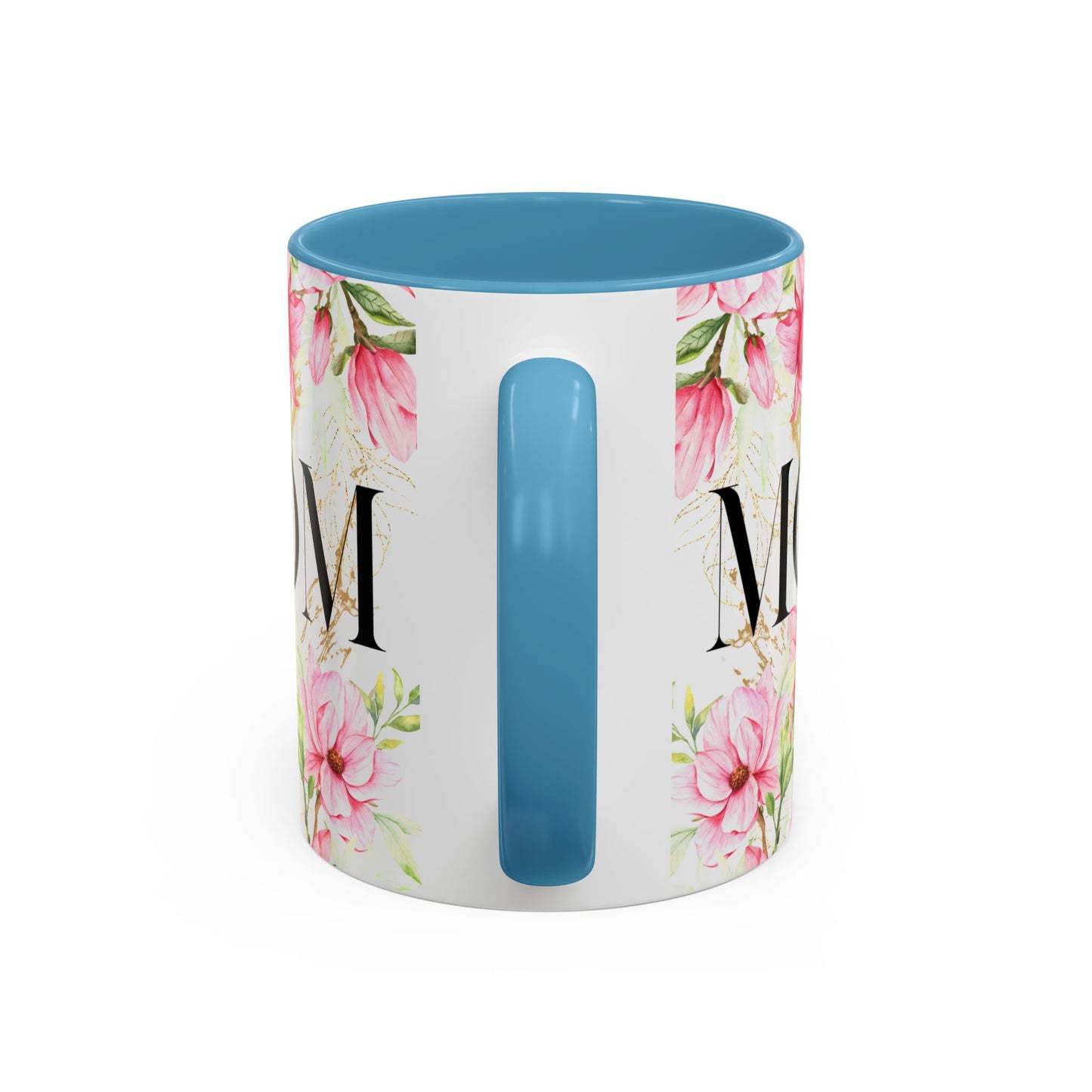 Floral Mom Accent Coffee Mug - Perfect Gift for Mother's Day