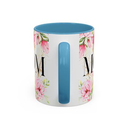 Floral Mom Accent Coffee Mug - Perfect Gift for Mother's Day