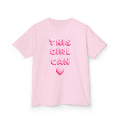 'This Girl Can' Empowering Girls Tee - Cute & Confident Design