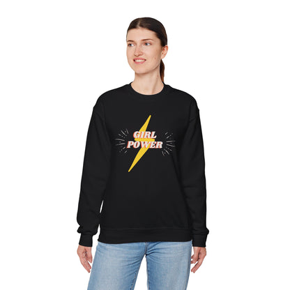 Mom's Girl Power Crewneck Sweatshirt - Cozy and Empowering Apparel