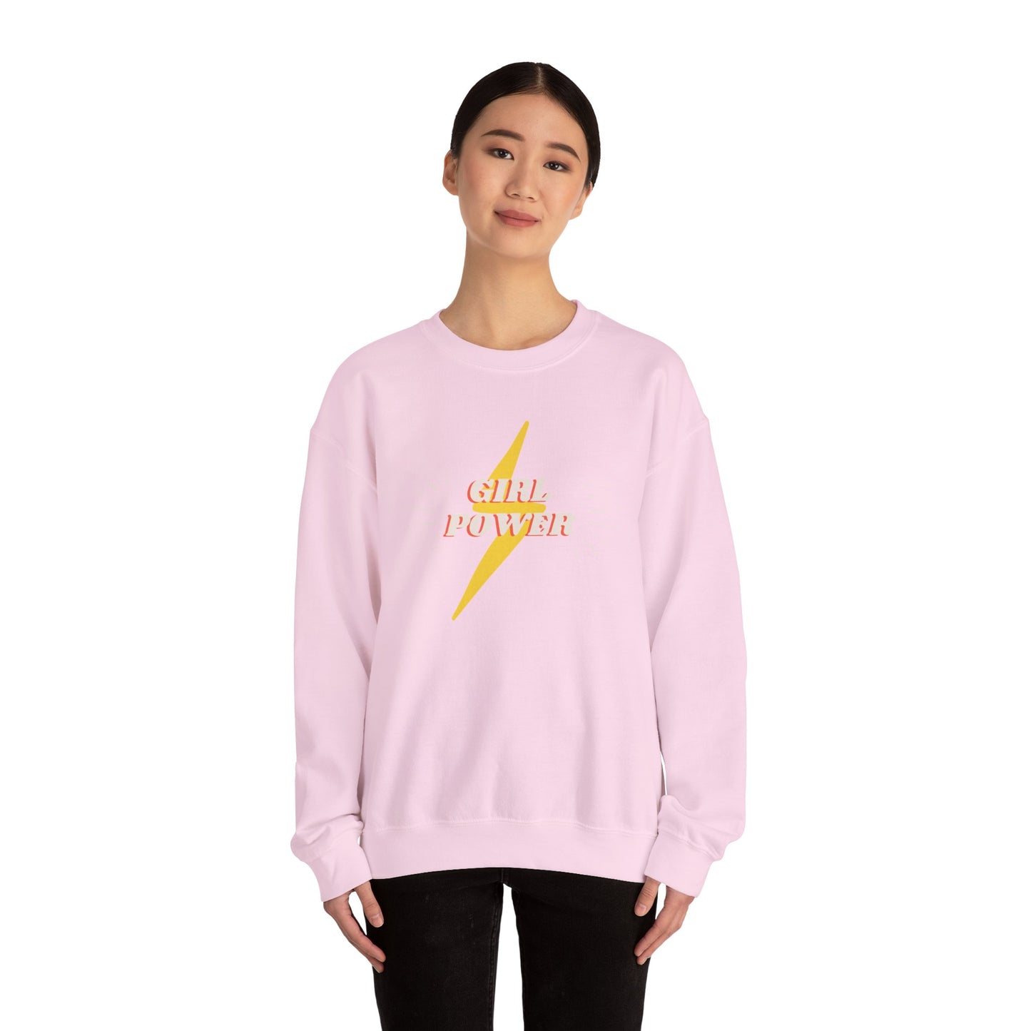 Mom's Girl Power Crewneck Sweatshirt - Cozy and Empowering Apparel