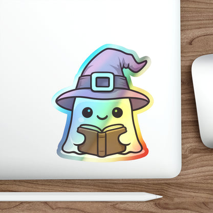 Holographic Ghost Witch Sticker