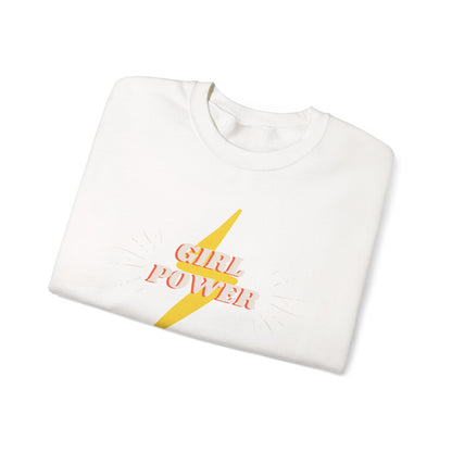 Mom's Girl Power Crewneck Sweatshirt - Cozy and Empowering Apparel