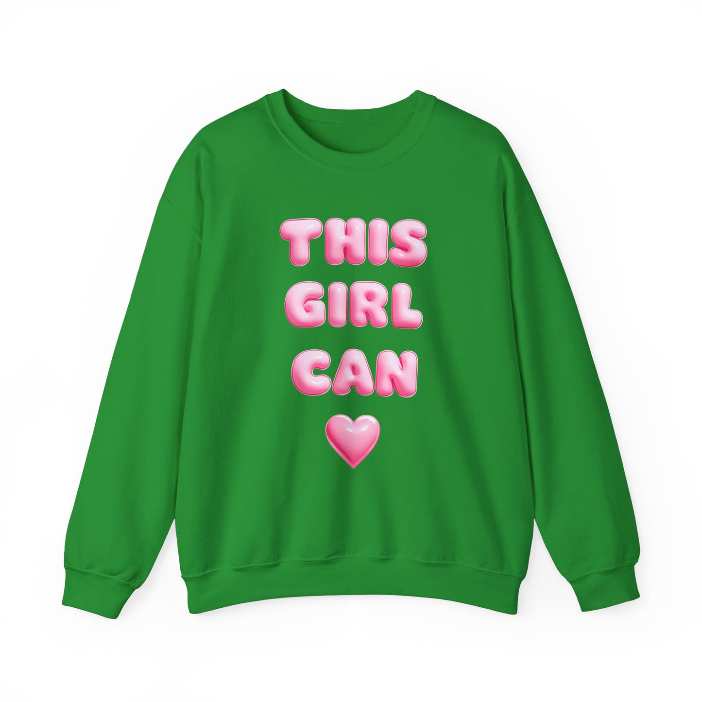 Girl Power Crewneck Sweatshirt - This Girl Can Statement