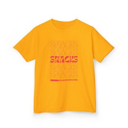 Red Boys Snacks Tee - Fun & Comfy Cotton T-Shirt for Snack Lovers