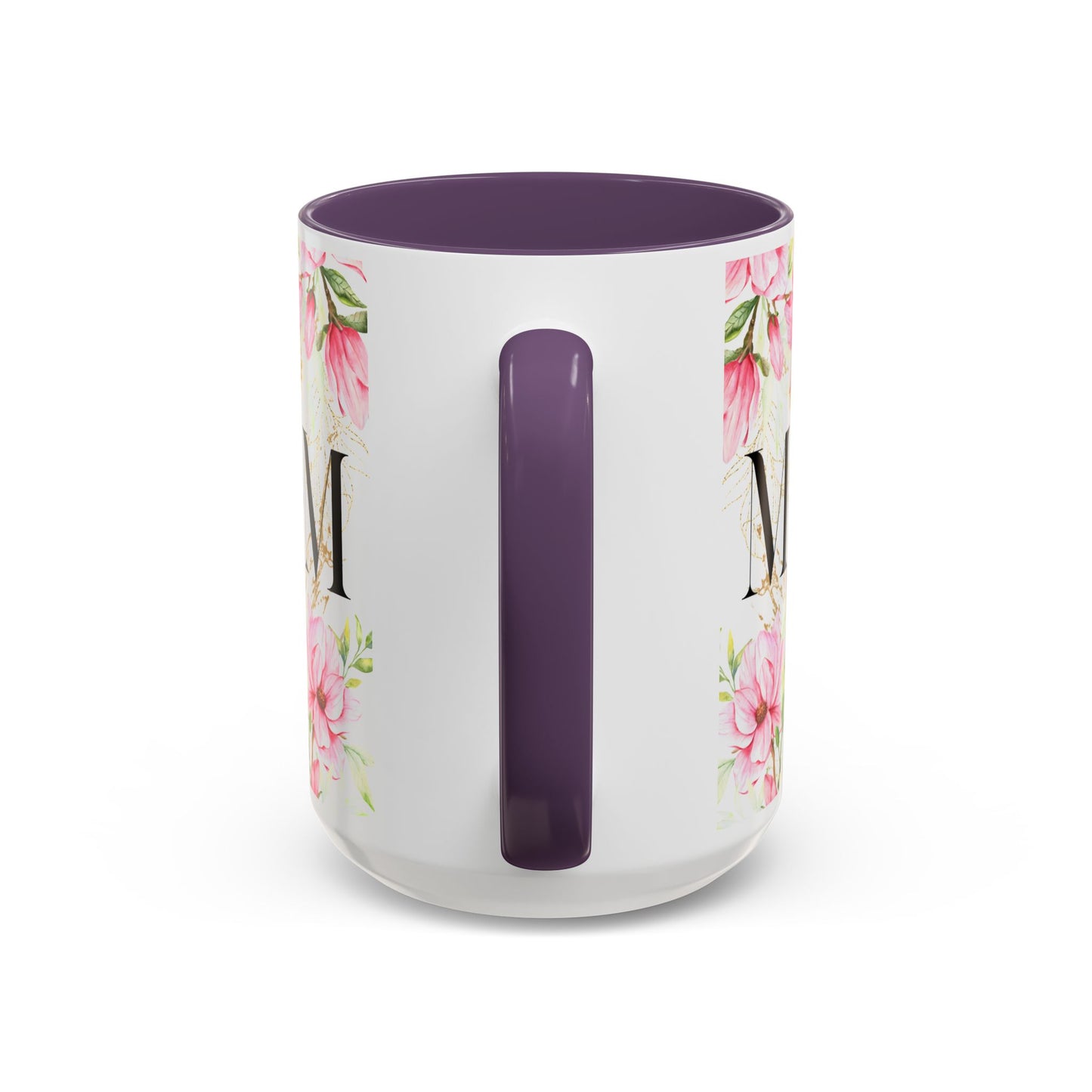 Floral Mom Accent Coffee Mug - Perfect Gift for Mother's Day