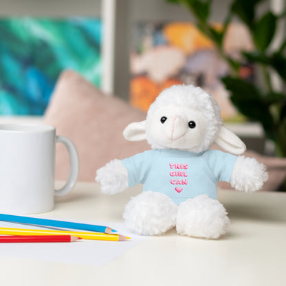 "This Girl Can" Empowering Stuffed Animal Lovie Plush Toy