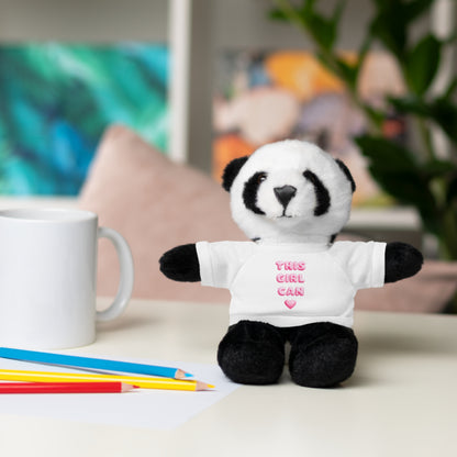 "This Girl Can" Empowering Stuffed Animal Lovie Plush Toy