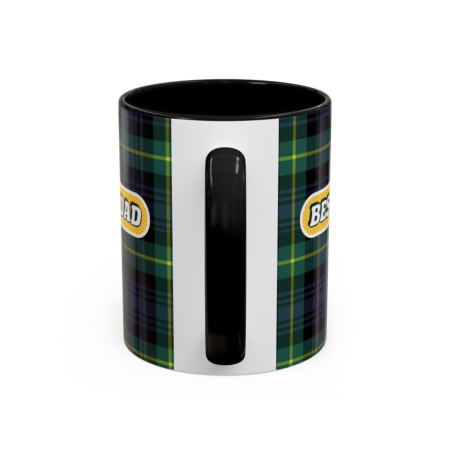 Best Dad Plaid Coffee Mug - 11oz & 15oz