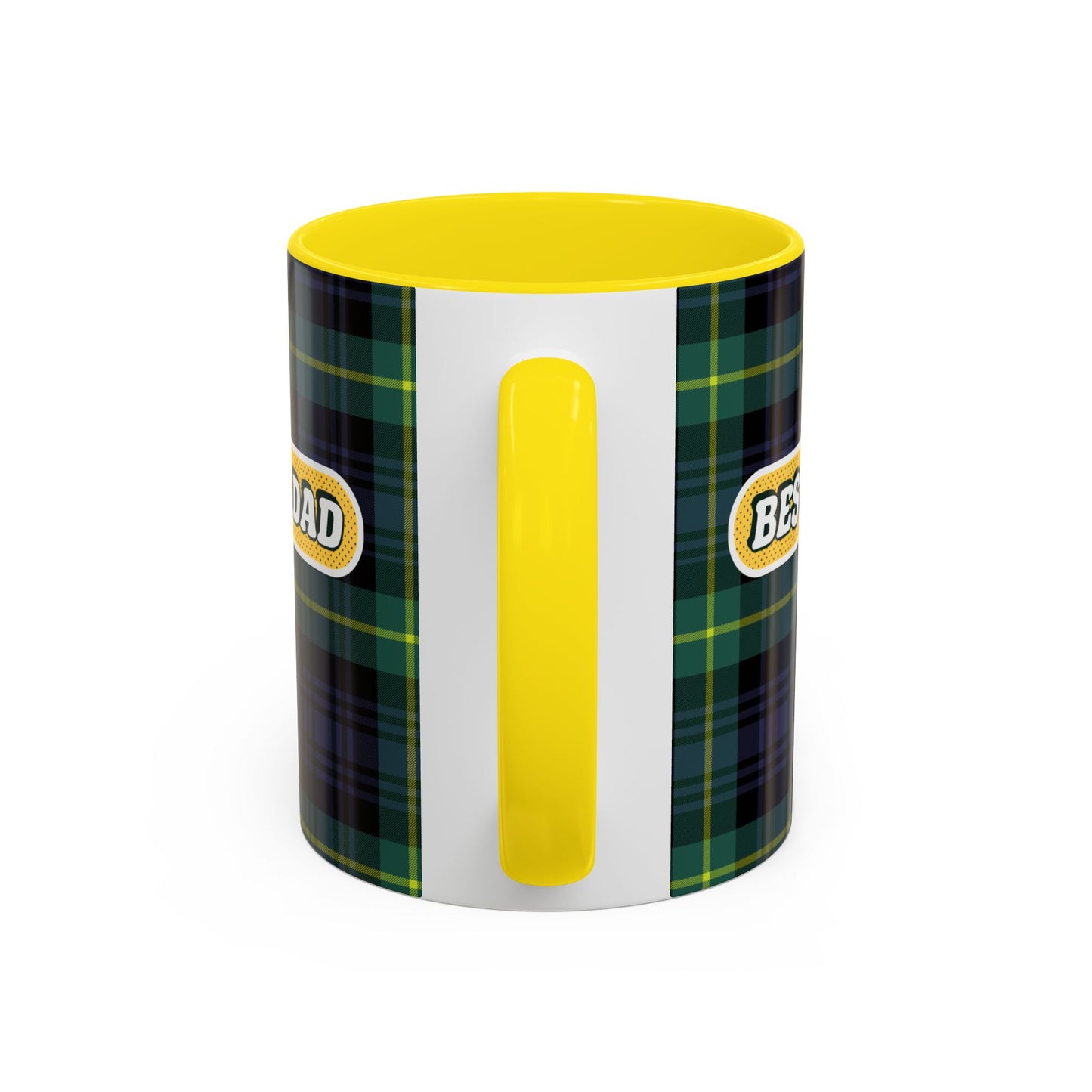 Best Dad Plaid Coffee Mug - 11oz & 15oz