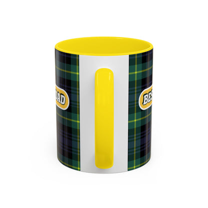 Best Dad Plaid Coffee Mug - 11oz & 15oz