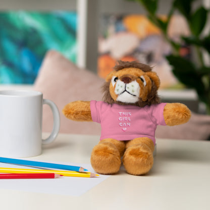 "This Girl Can" Empowering Stuffed Animal Lovie Plush Toy