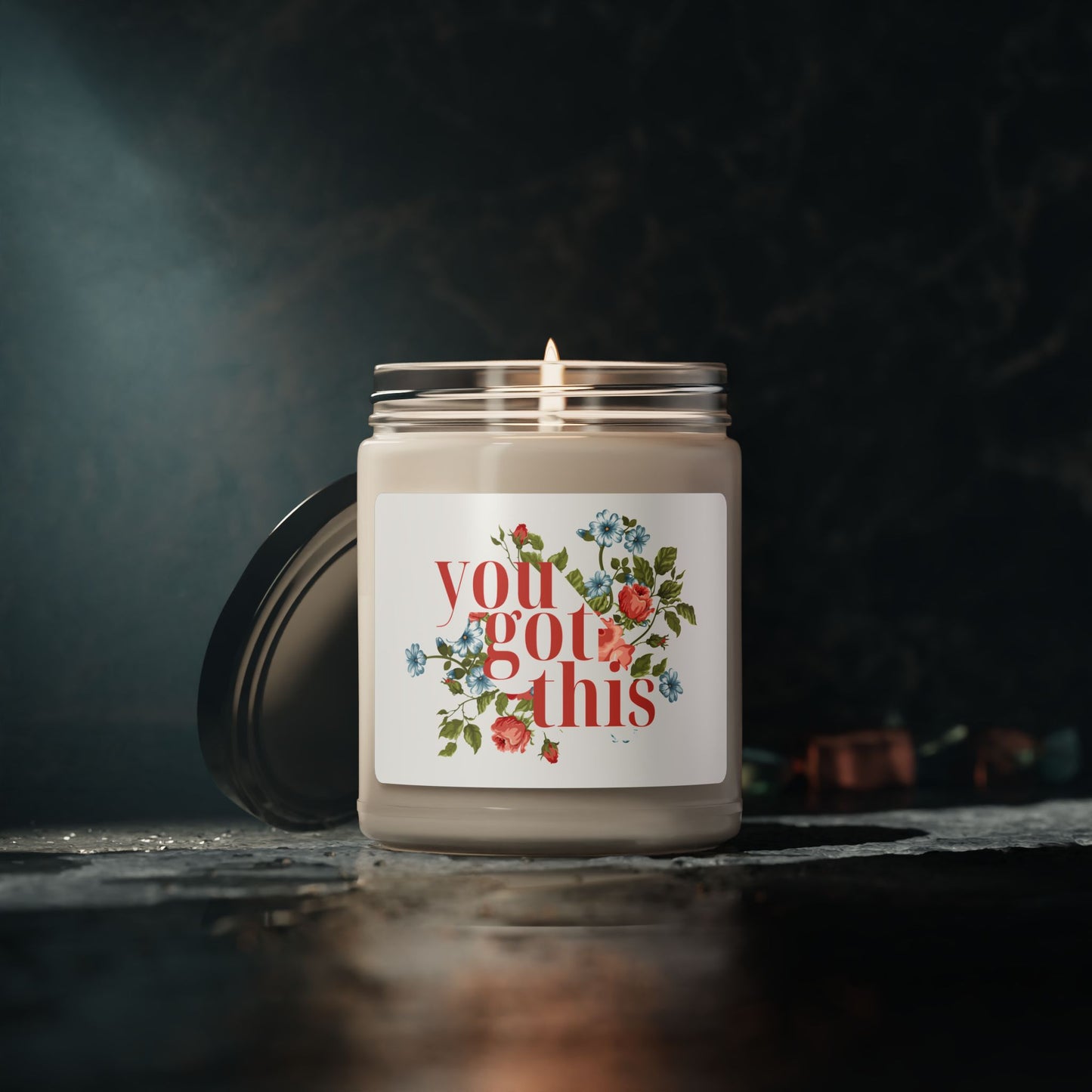 You Got This Floral Scented Soy Candle - 9oz