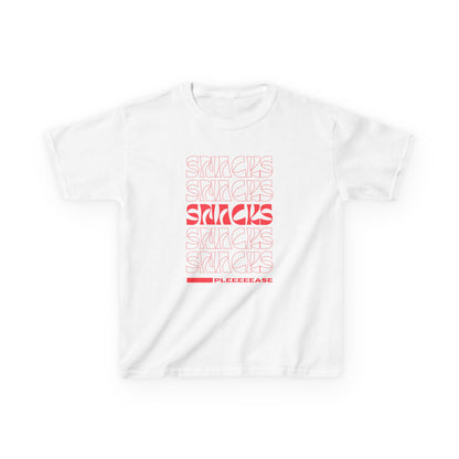 Red Boys Snacks Tee - Fun & Comfy Cotton T-Shirt for Snack Lovers