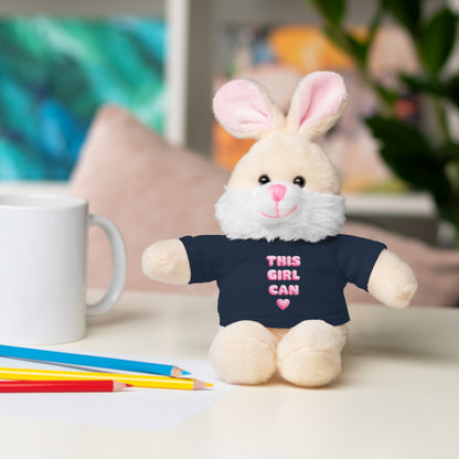 "This Girl Can" Empowering Stuffed Animal Lovie Plush Toy