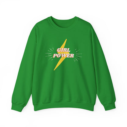Mom's Girl Power Crewneck Sweatshirt - Cozy and Empowering Apparel