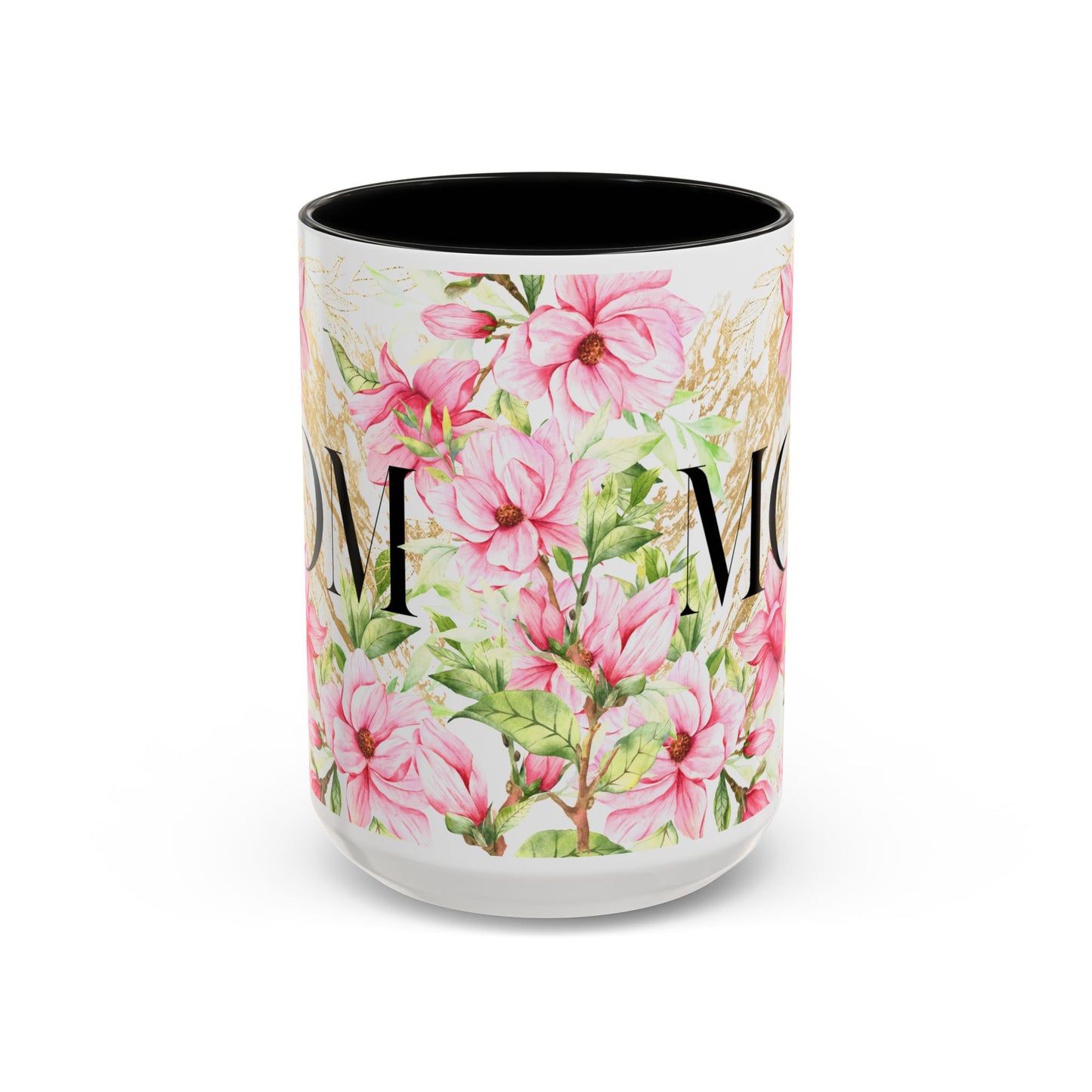 Floral Mom Accent Coffee Mug - Perfect Gift for Mother's Day