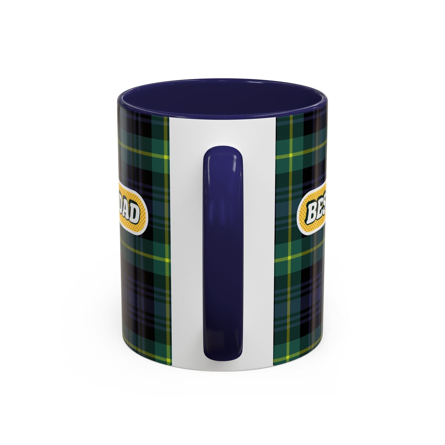 Best Dad Plaid Coffee Mug - 11oz & 15oz